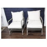 Brand New - 2pk Padded Wicker Patio Club Chairs - Threshold