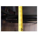 Stylish and Durable Metal Bistro Set for Outdoor Dining, Cushions Included, Black