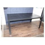 Brand New! Henning 6-Person Rectangle Patio Dining Table - Black