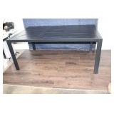 Brand New! Henning 6-Person Rectangle Patio Dining Table - Black