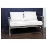Brand New - Weathered Teak Patio Loveseat - Threshold