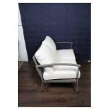 Brand New - Weathered Teak Patio Loveseat - Threshold