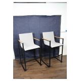Henning 2pk Bar Height Patio Chairs