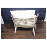 Opalhouse Wicker Chair + Half - White / Linen