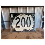 Metal Sign   ND 200