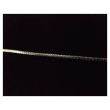 .925 Sterling Silver Labradorite Cabochon Pendant Necklace