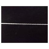 .925 Sterling Silver Primitive Bone Pendant Necklace