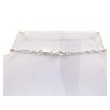 .925 Sterling Silver Amethyst Cabochon Eclipse Pendant Necklace