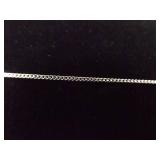 .925 Sterling Silver Faceted Emerald Crystal Pendant Necklace