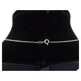 .925 Sterling Silver Primitive Carnelian Heart Pendant Necklace