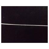 .925 Sterling Silver Primitive Bone Pendant Necklace