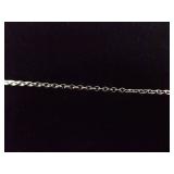 .925 Sterling Silver Zirconia Pendant Necklace