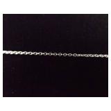 .925 Sterling Silver Zirconia Pendant Necklace