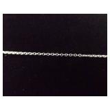 .925 Sterling Silver Zirconia Pendant Necklace