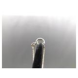 .925 Sterling Silver Zirconia Pendant Necklace