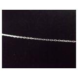 .925 Sterling Silver Faceted Zirconia Drop Dangle Pendant Necklace