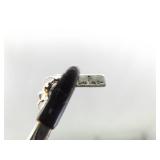 .925 Sterling Silver Faceted Zirconia Drop Dangle Pendant Necklace