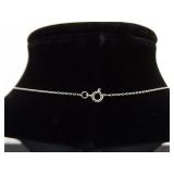 .925 Sterling Silver "FAITH", HOPE, LOVE" Articulated Charm Box Pendant Necklace