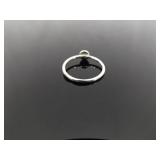 .925 Sterling Silver Opal Cabochon Ring Size 6.5