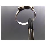 .925 Sterling Silver Yellow Citrine Ring Size 8