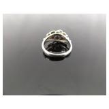 .925 Sterling Silver Pearl Ring Size 5.75