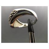 .925 Sterling Silver Art Nouveau Ring Size 7