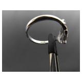 .925 Sterling Silver Flower Ring Size 7.5