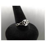 .925 Sterling Silver Celtic Knot Ring Size 7
