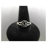 .925 Sterling Silver Celtic Knot Ring Size 7