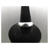.925 Sterling Silver Band Ring Size 6.5