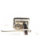 .925 Sterling Silver SILPADA Turquiose Hook Latch Earrings