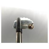 .925 Sterling Silver Signed Sleeping Beauty Turquoise Cabochon Post Earrings