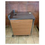 DUKES COMMERCIAL STAINLESS STEEL PREP TABLE WITH CABINETS