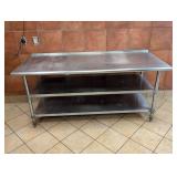 DUKES STAINLESS STEEL 3-TIER PREP TABLE