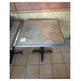 COMMERCIAL DINING TABLE WITH CHAIRS 30”x30” (TAN)