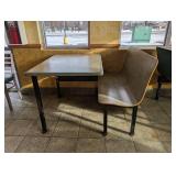 COMMERCIAL DINING 1/2 BOOTH