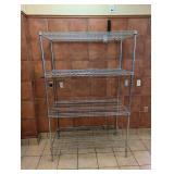 METRO COMMERCIAL 4-TIER STAINLESS STEEL SHELVING