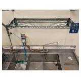 NSF STAINLESS STEEL SHELVING (GREEN)