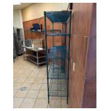 METRO COMMERCIAL 5-TIER STAINLESS STEEL SHELVING (GREEN)