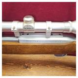 Ruger Stainless 10/22 Woodstock with 4x32 Stainless Scope