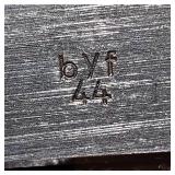 German, Real Deal, Walther P38 Marked BYF44 Original, Retainning Nazi Marks and Proof Marks, Serial Number 78642 with Coinciding Waffenamt Matching Numbers