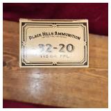 Black Hills 32-20 Full Box and Reloading Bullets, Half Full