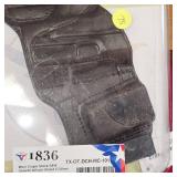 As New Tagua Black Leather Holster w/Mag Pouch, Like New, In Box, Shield/Hellcat