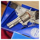 Like New, In Box, 357 Model 63 Stainless/Laminated Grips 3" Revolver