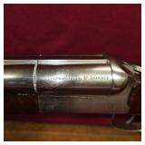 Very Early Stoeger Stainless/Nickel Coach Gun, 12Ga, Walnut Stocks, Tuned for Cowboy Action Competition