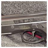 CZ 75SP01 Tactical, Like New, In Box 9mm-19 Rd Mag, 1 Mag
