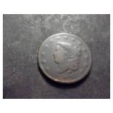 1831 Large Cent Coronet Head