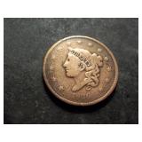 1836 Large Cent Coronet Head