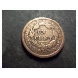 1839 Large Cent Braided Hair