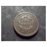 1844 Large Cent Braided Hair